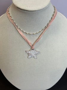 French ceramic white pendant snowflake